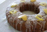 VEGAN BLISS: Strawberry and Coconut Cake with Lemon Glaze
