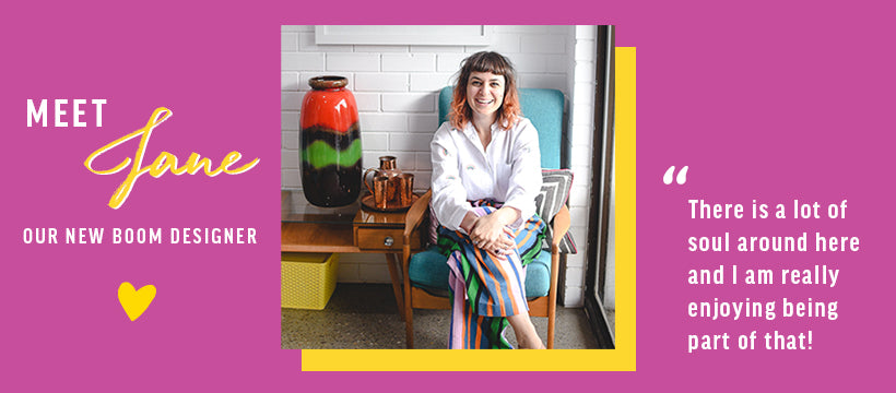 Meet Jane - our colourful and wonderful new Designer! 💜🌈