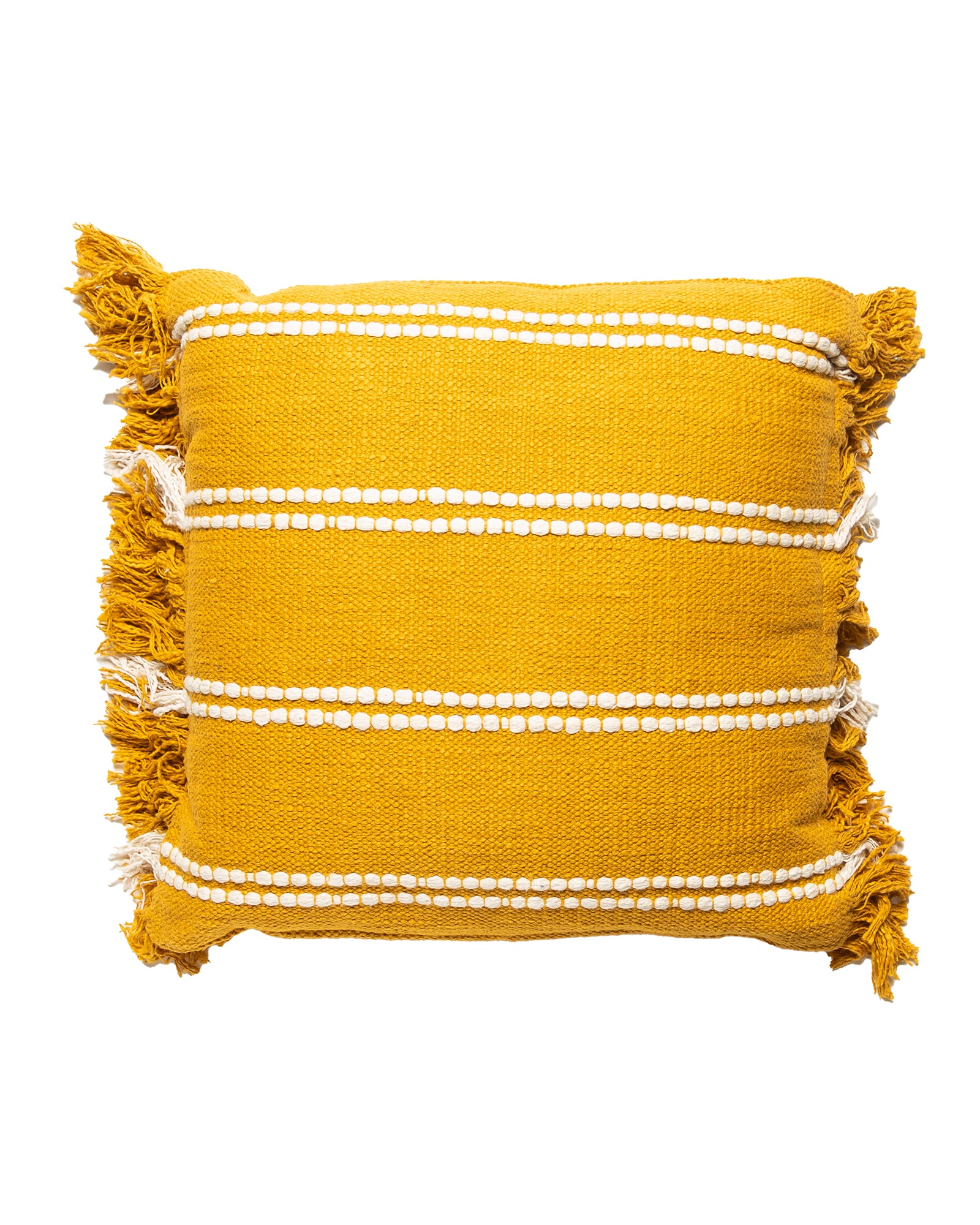 Stripe Cushion - Mustard