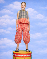 Kids Guru Pant - Red Seersucker