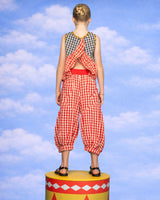 Kids Guru Pant - Red Seersucker