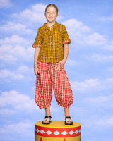 Kids Guru Pant - Red Seersucker