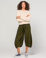 Cord Guru Pant - Olive Green