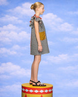 Kids Gillie Dress - Spliced Seersucker