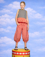 Kids Guru Pant - Red Seersucker