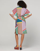 Maui Shirt Dress - Liquorice Stripe