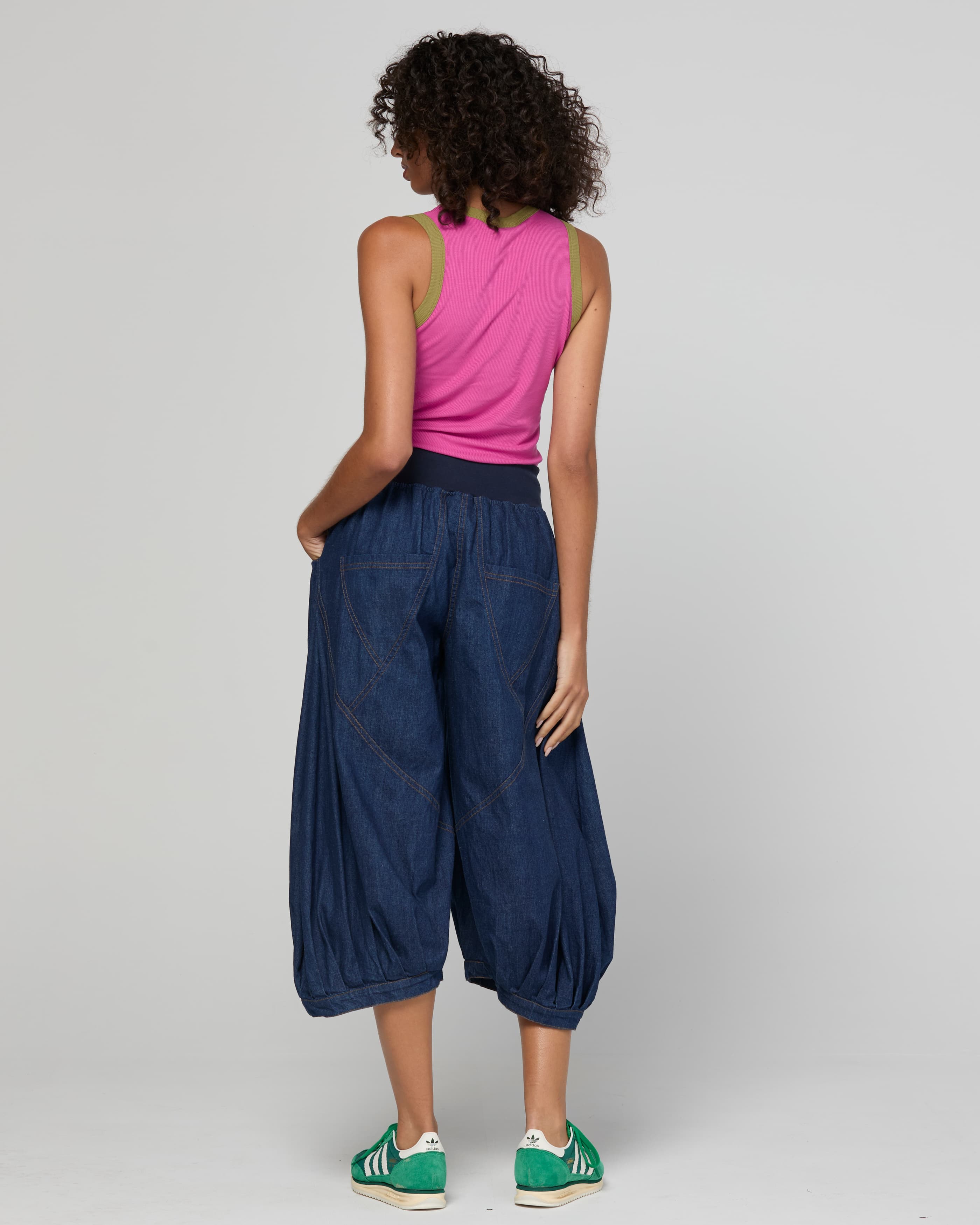 Guru Pant - Dark Denim Contrast Stitching