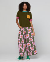 Poet Tee - Khaki Multi