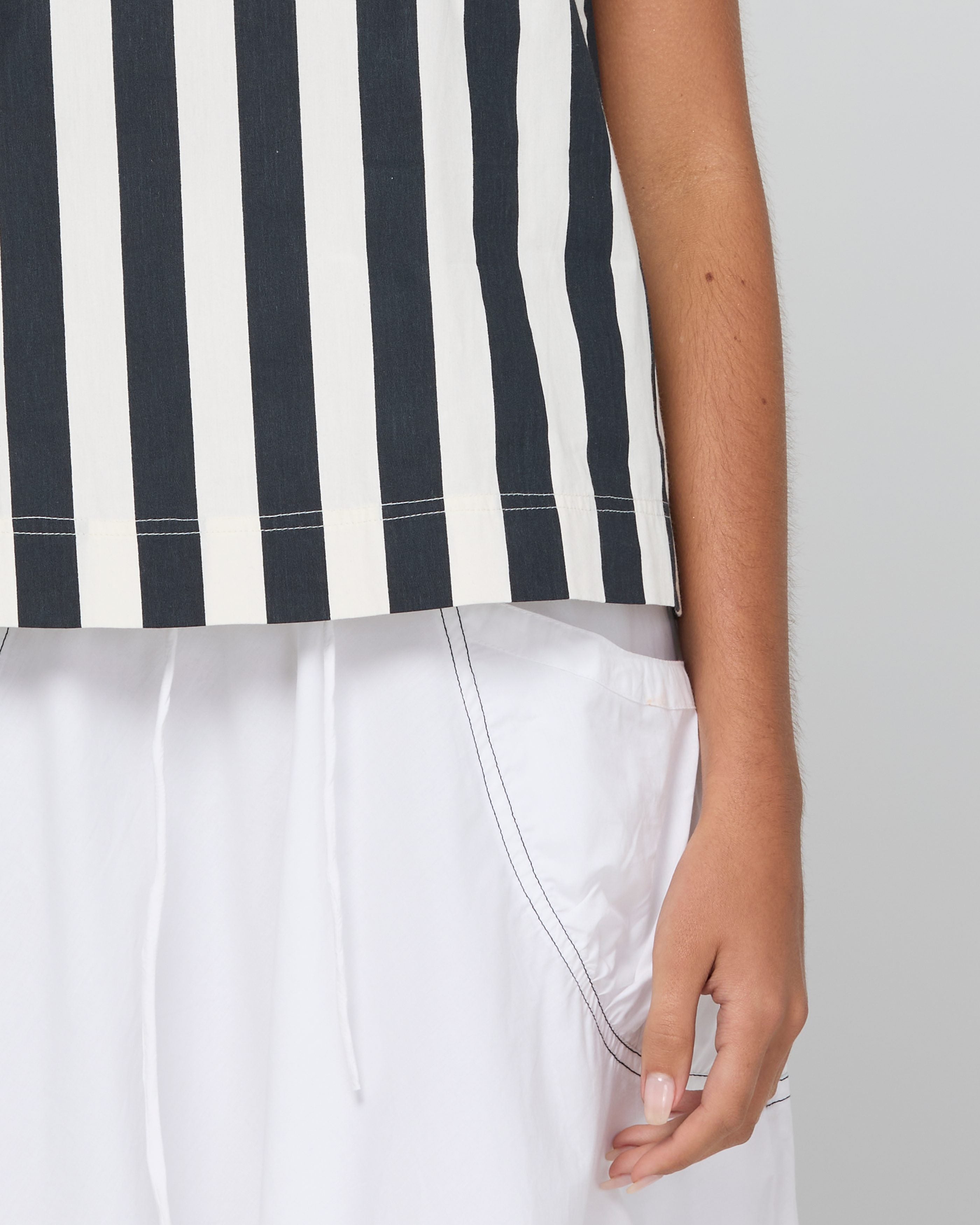 Shiro Top - Mono Stripe