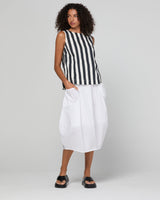 Shiro Top - Mono Stripe