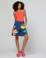 Leela Short - Denim Multi