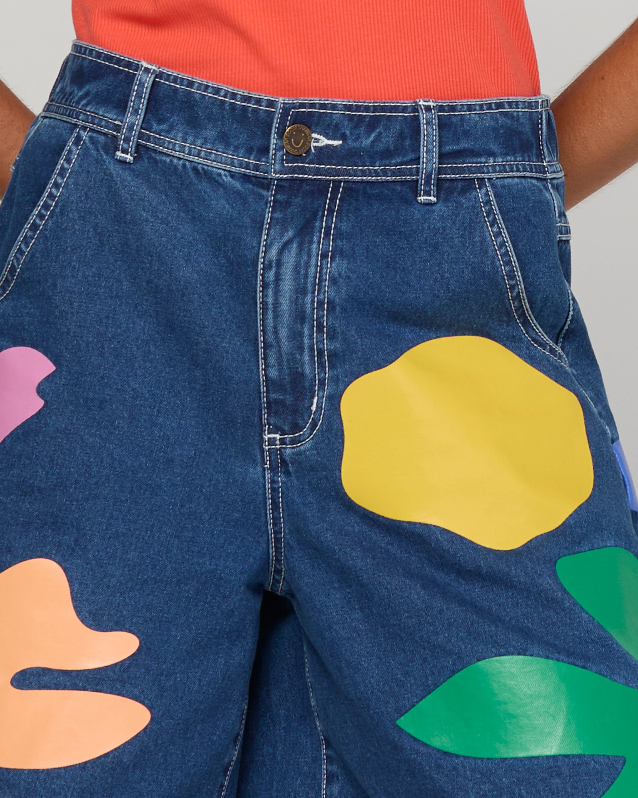 Leela Short - Denim Multi