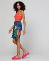 Leela Short - Denim Multi