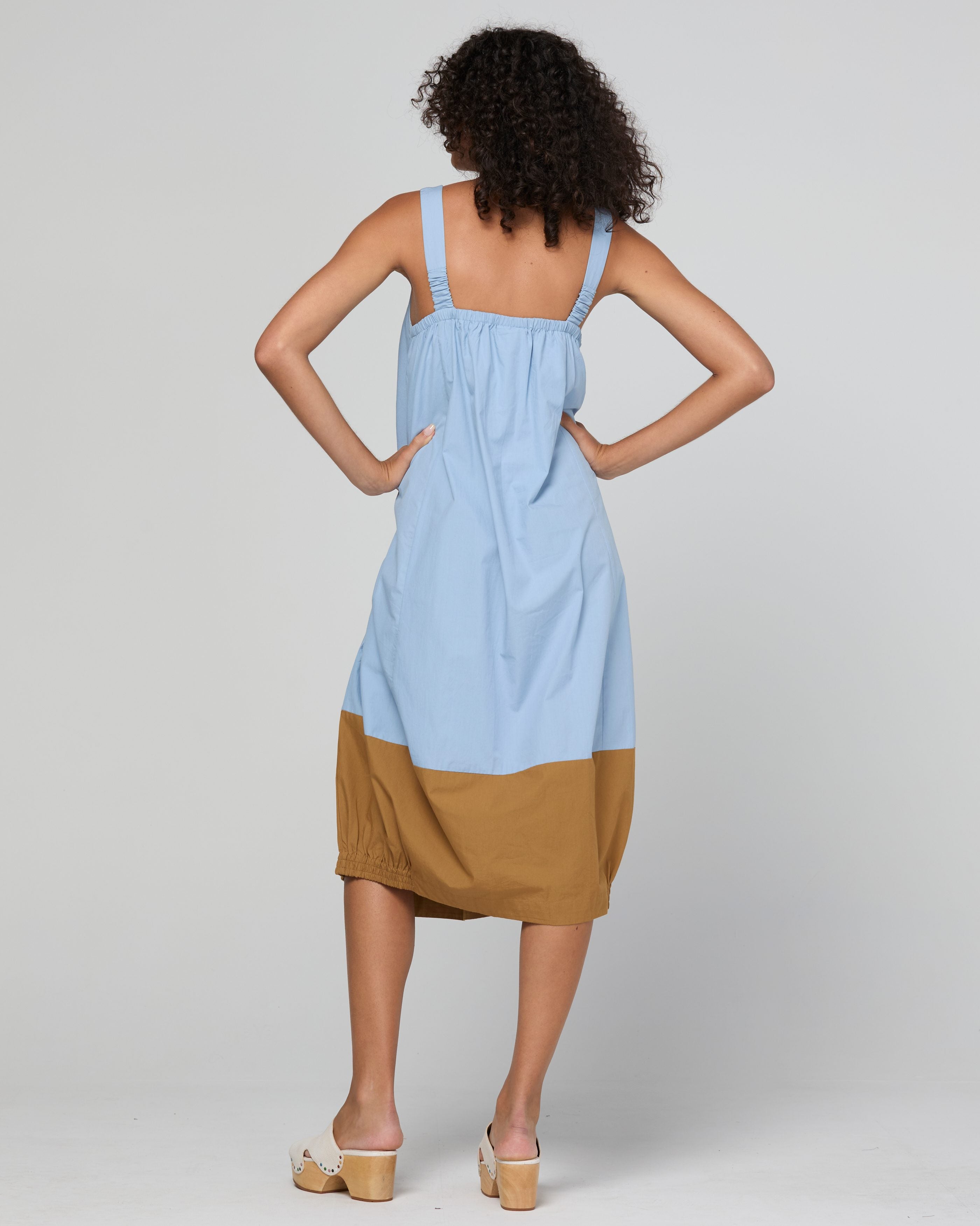 Asha Midi Dress - Iced Chai