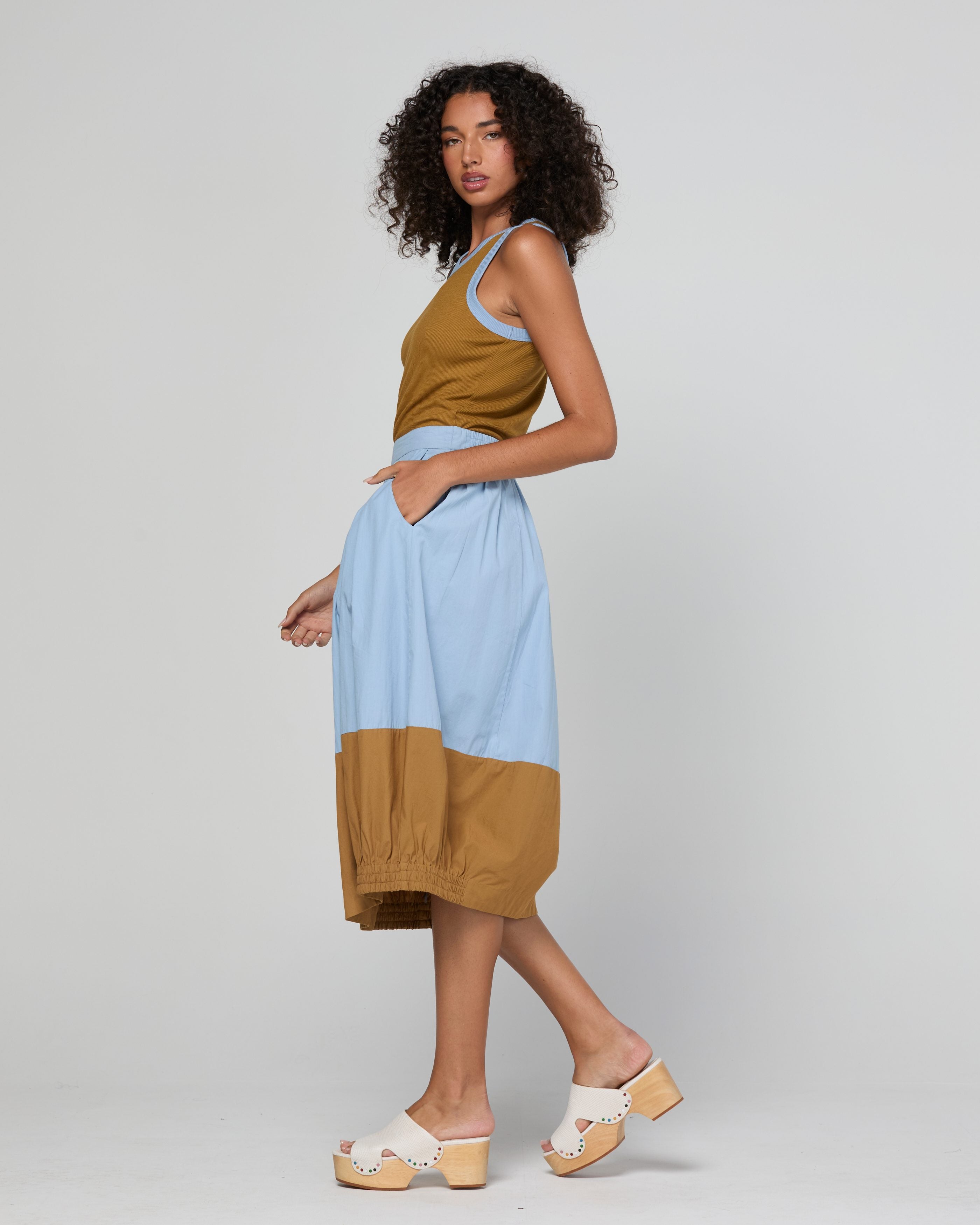 Asha Skirt - Iced Chai