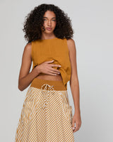 Guru Skirt - Mustard Stripe