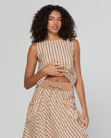 Guru Skirt - Sandy Stripe