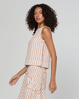 Hara Top - Sandy Stripe
