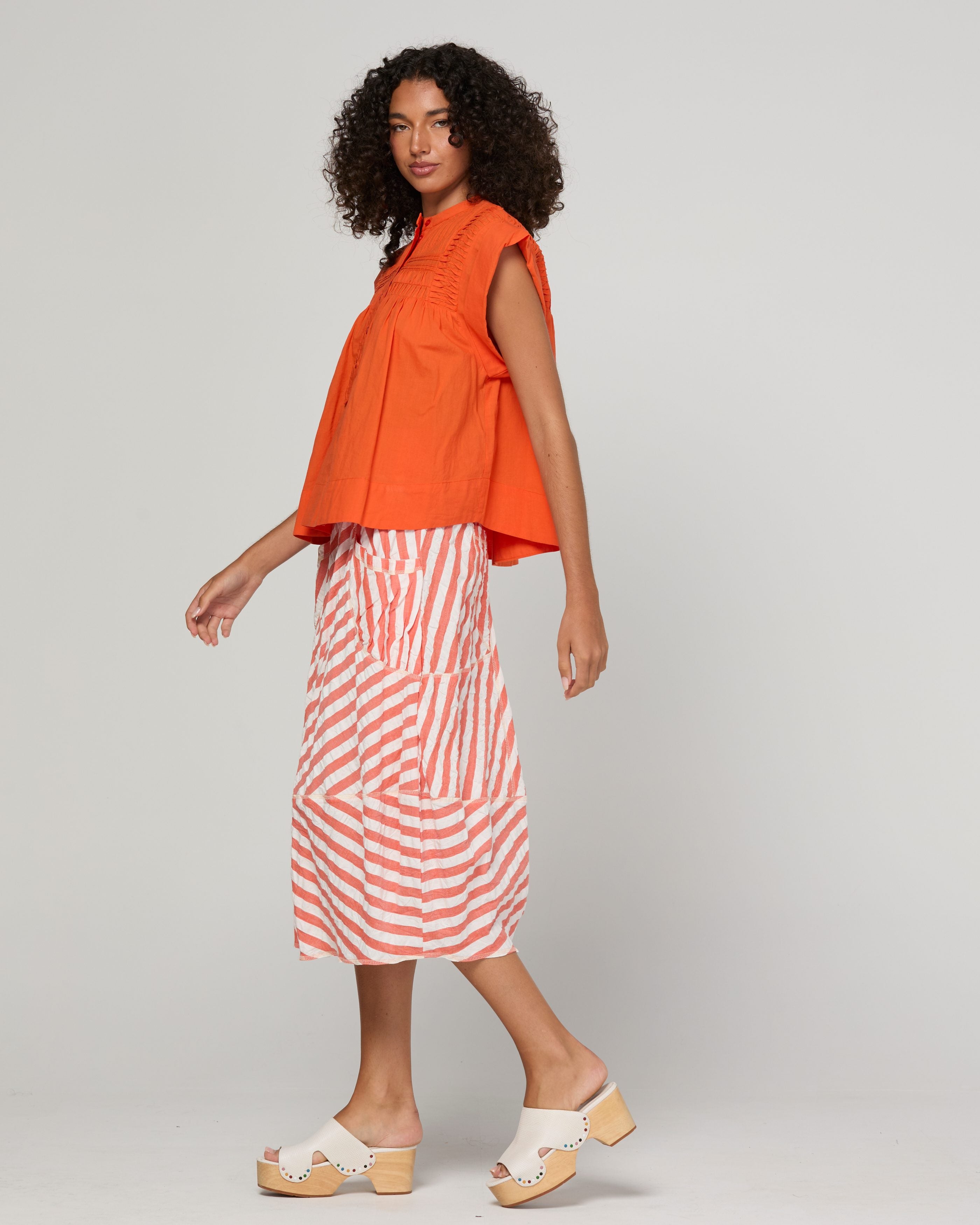 Guru Skirt - Watermelon Stripe