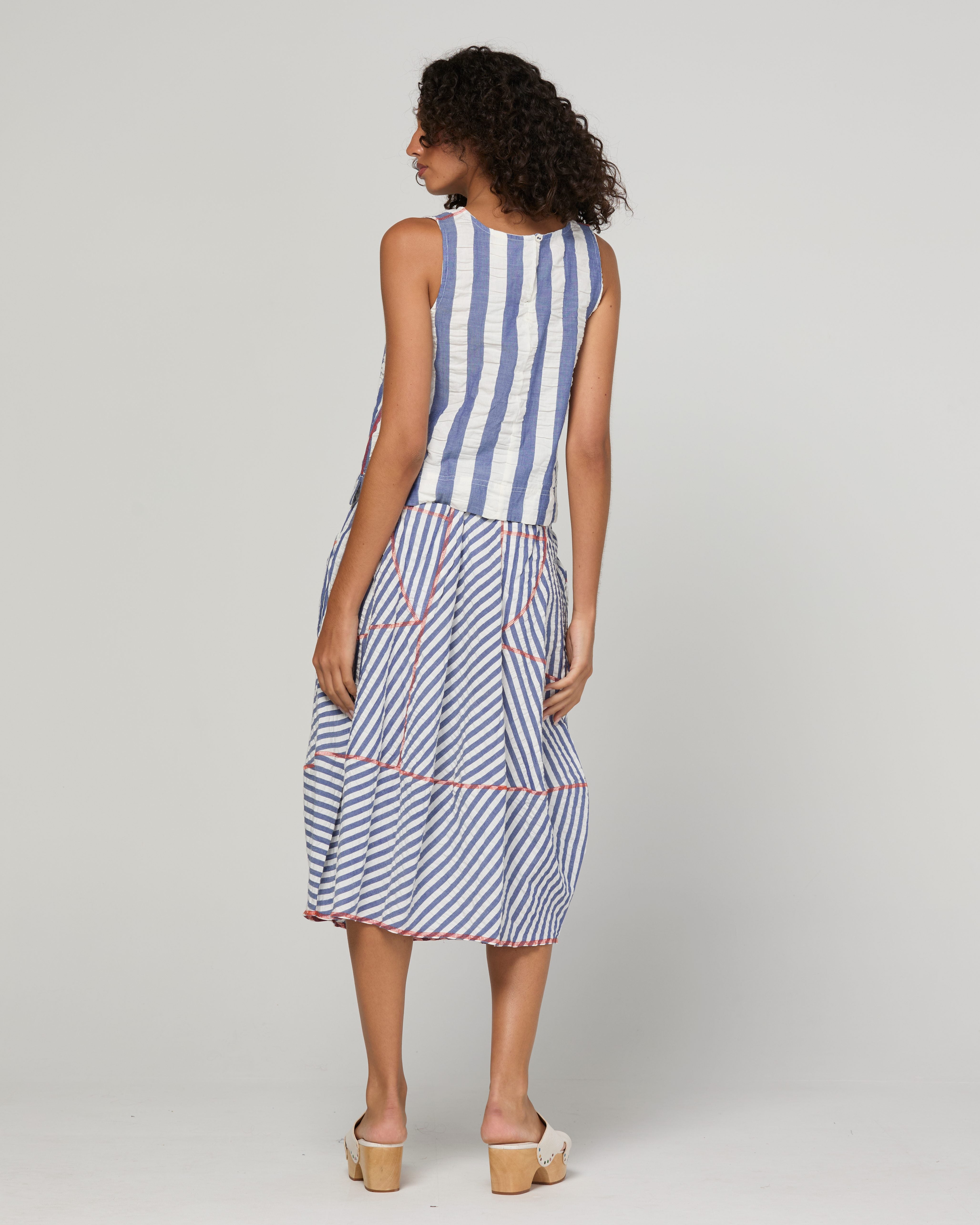 Guru Skirt - Ocean Stripe