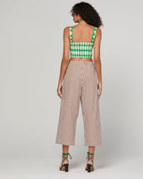 Evelina Pant - Cocoa Gingham