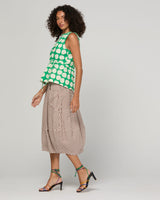 Guru Skirt - Cocoa Gingham