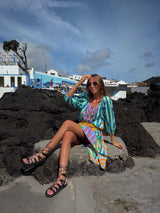 Lucia Dress - Capri Spliced