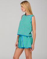 Cuba Short - Green Seersucker