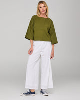 Dimple Top - Khaki