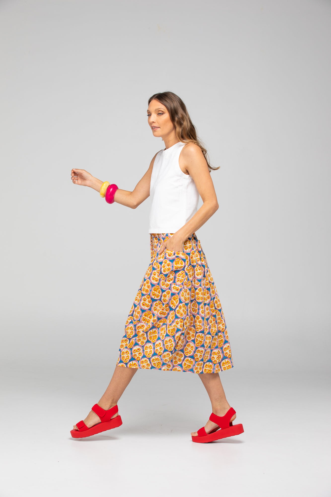 Guru Skirt - Emilia Blue