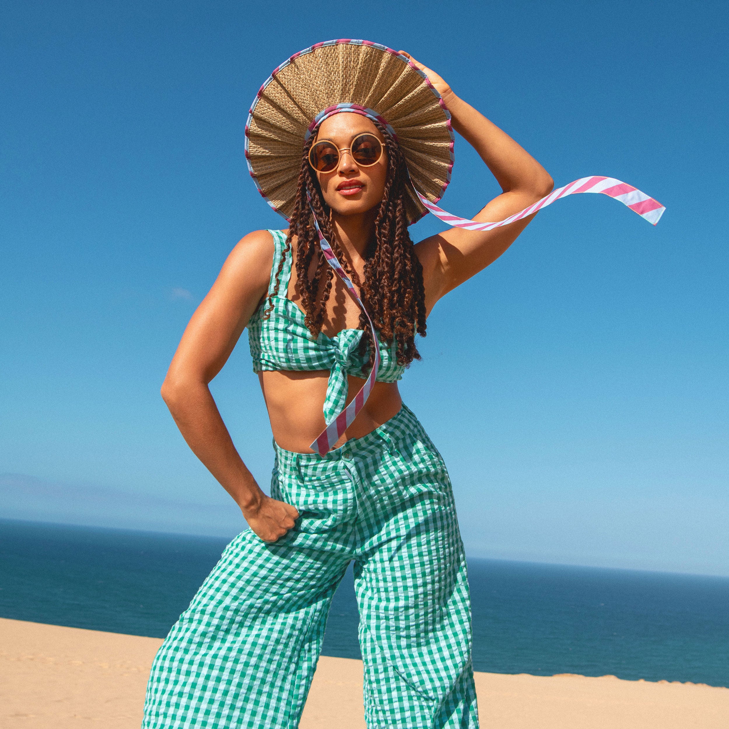 Luxe Ravello Hat - Rumba Ribbons