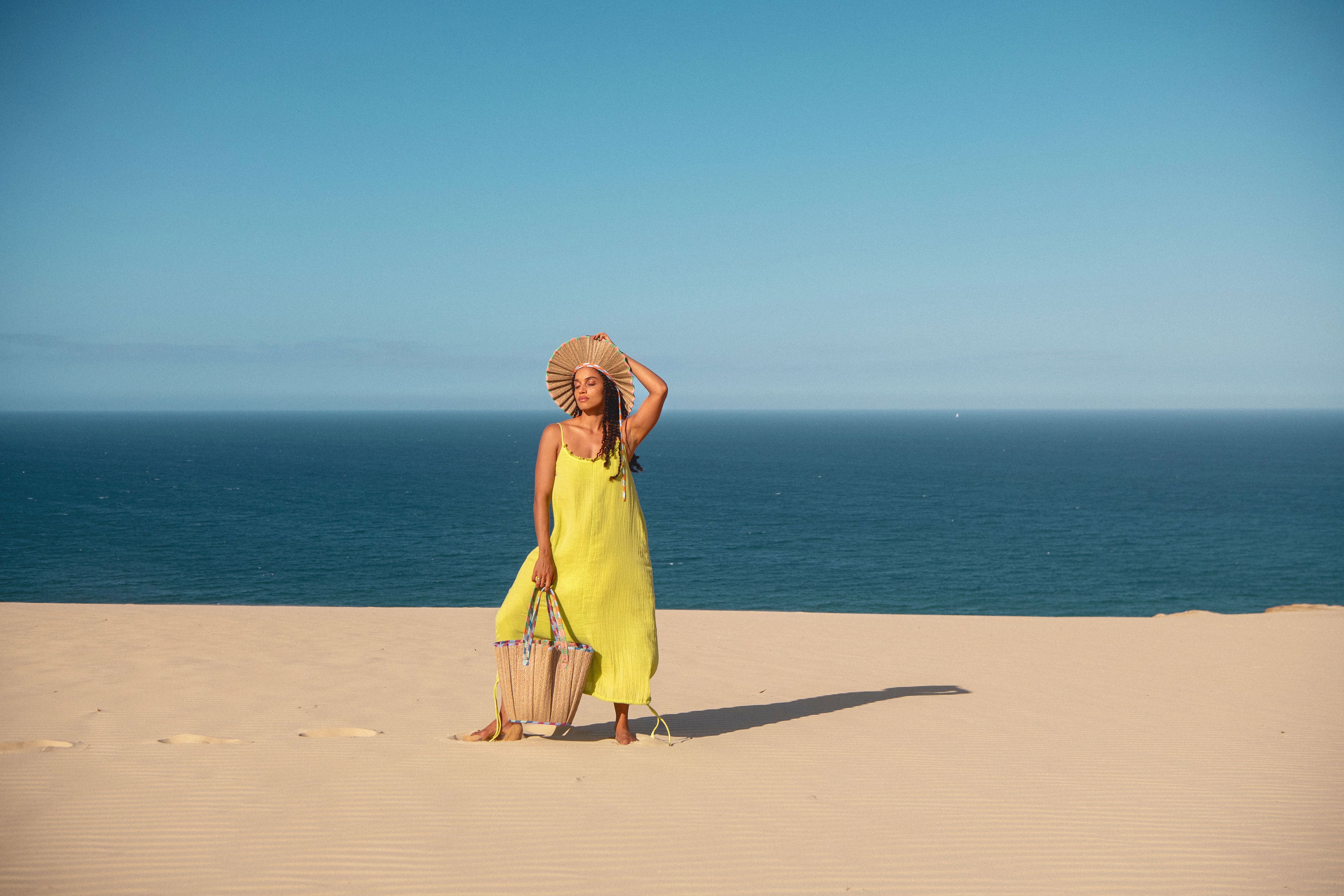 Midi Tropez Tote - Confetti Coast