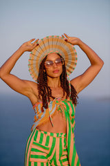 Luxe Capri Hat - Sunset Samba
