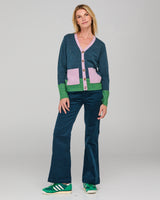 Poet Cardigan - Blue Multi