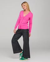 Lora Cardigan - Deep Pink