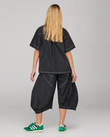 Hatsu Shirt - Black/White Stitching