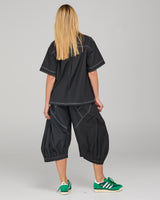 Hatsu Shirt - Black/White Stitching