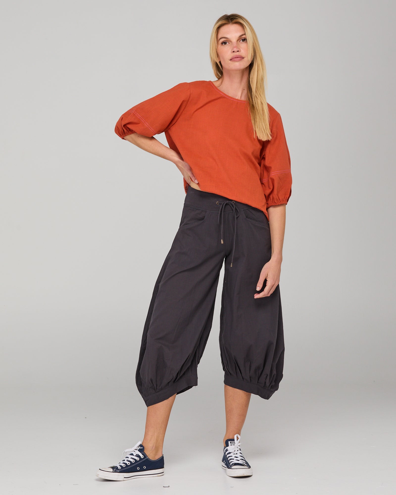 Ava Top - Burnt Orange