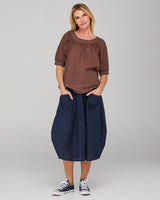 Bliss Top - Dark Taupe