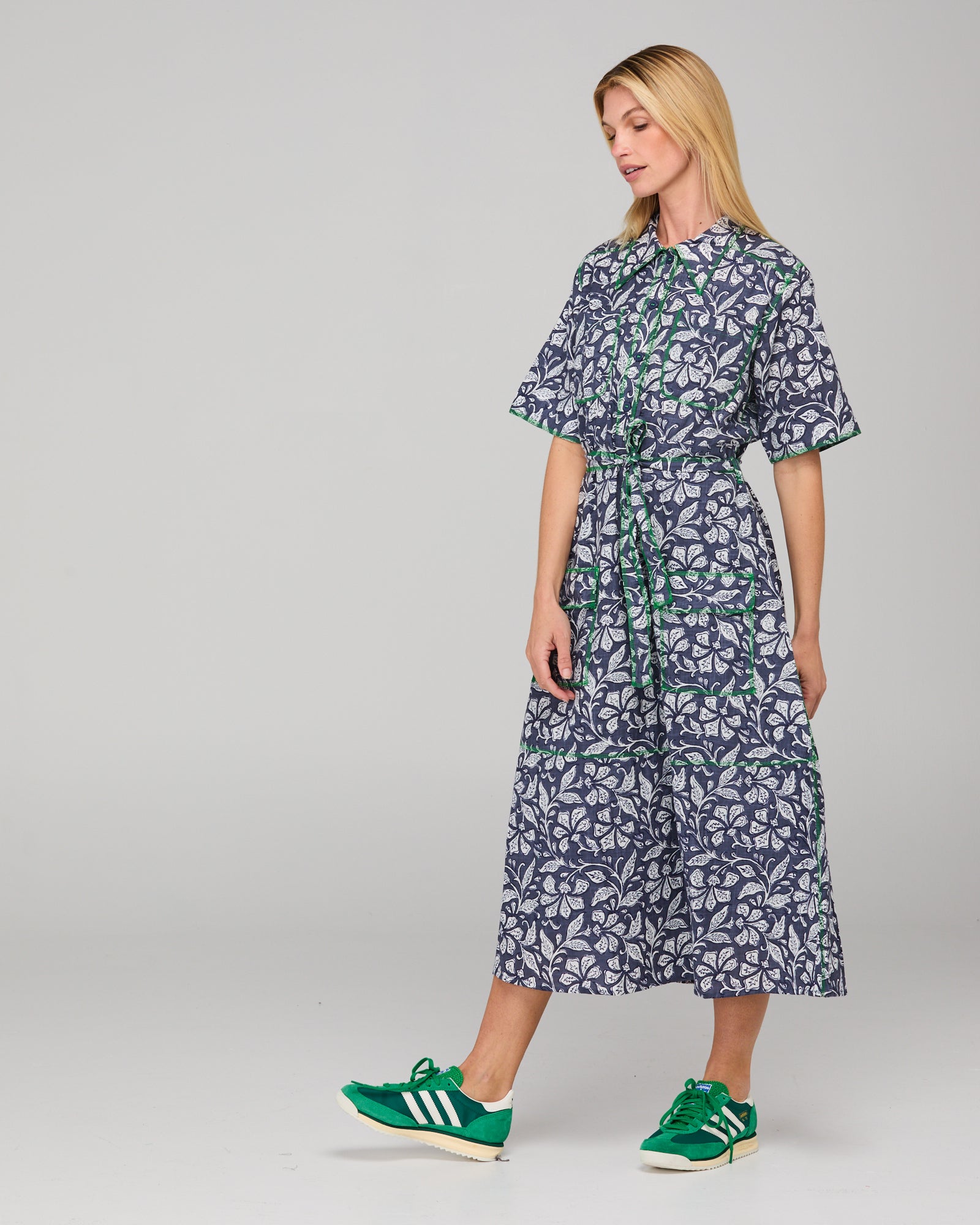 Rishi Dress - Izumi Navy