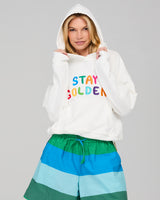 Meeko Embroidered Jumper  - White Multi