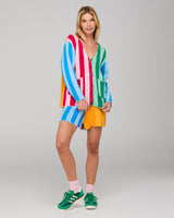 Rainbow Cardigan - Rainbow Stripe
