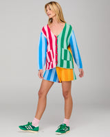 Rainbow Cardigan - Rainbow Stripe