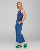 Bellissimo Tank - Navy/Ecru