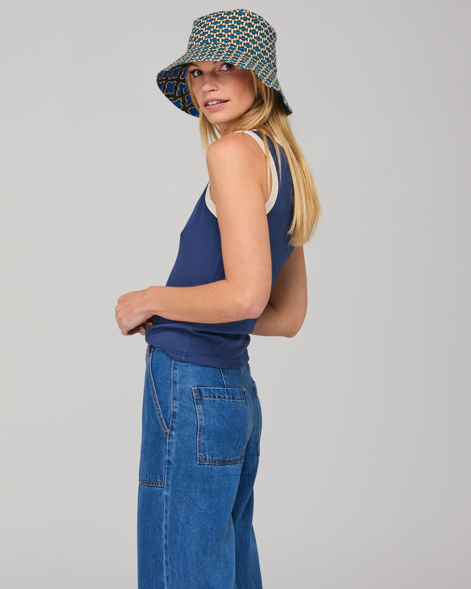 Bucket Hat Short Brim - Sakura/Yumi