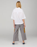 Sabal Shirt - White Mustard Embroidery