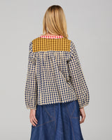 Fleetwood Top - Navy Spliced Seersucker