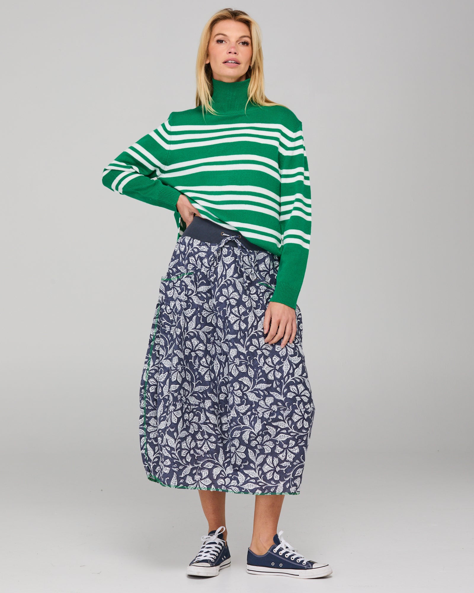 Guru Skirt - Izumi Navy