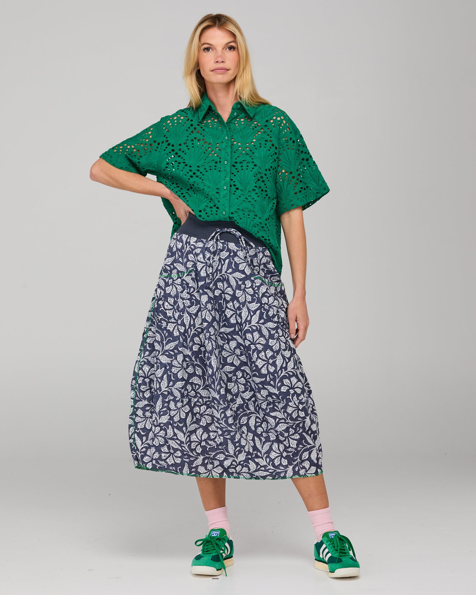 Guru Skirt - Izumi Navy