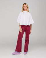 Haru Shirt Embroidered - White